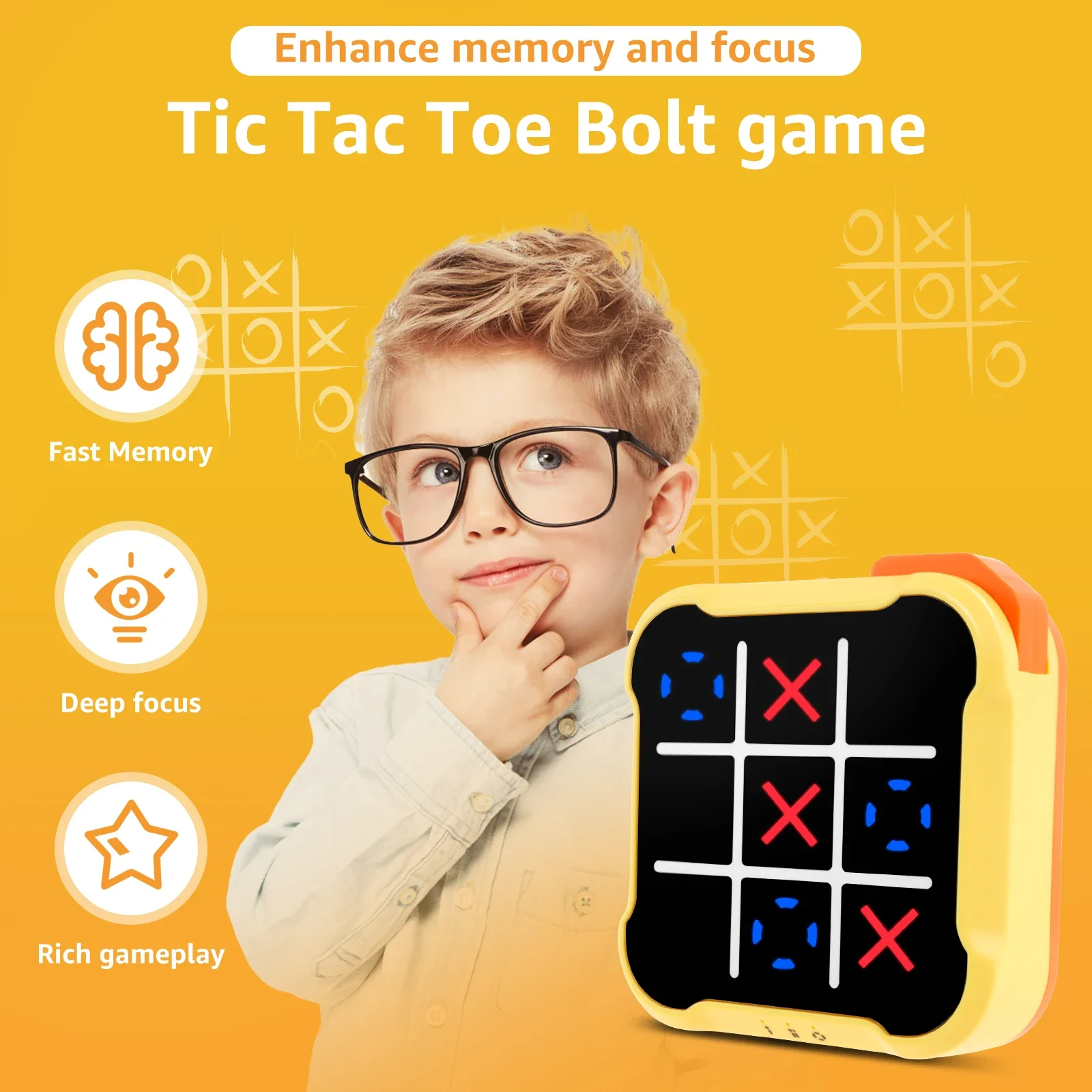 3in1 Electronic TIC-TAC-TOE Bo - огляд і ціна Board Game For 3 Players