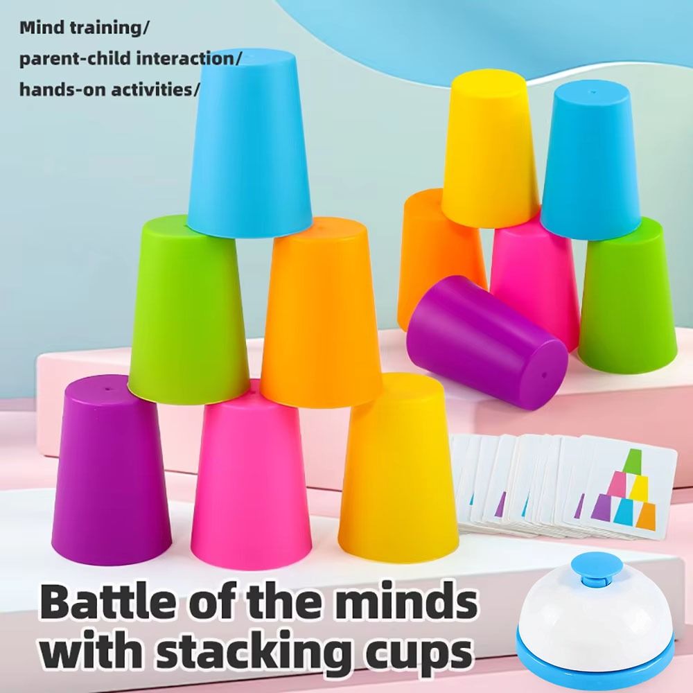 Color Learning Stacking Cup Ga - огляд і ціна Board Game Quick
