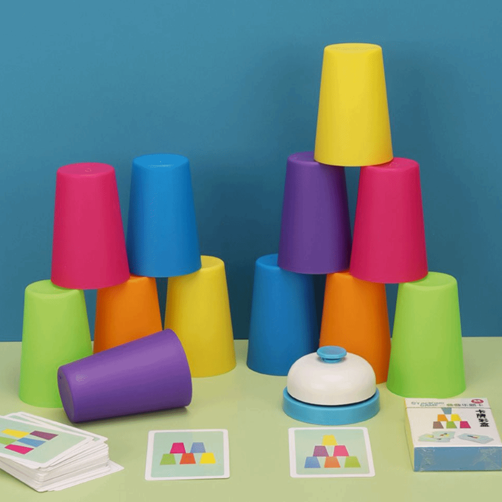 Color Learning Stacking Cup Ga - огляд і ціна Board Game Quick