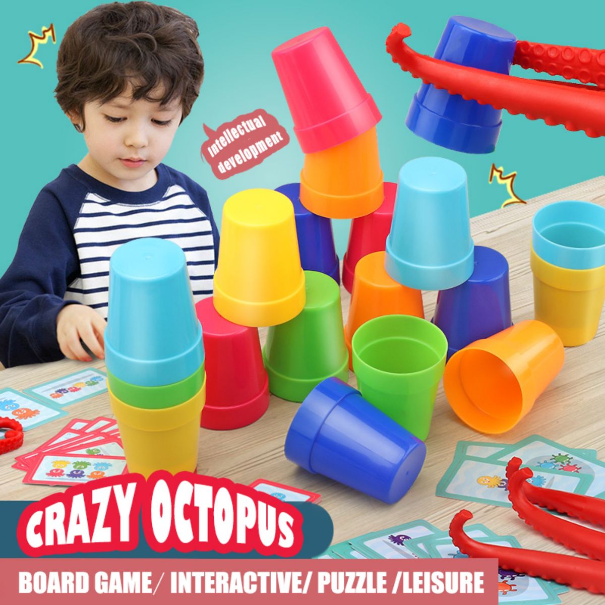 Crazy Octopus Parent-Child Int - огляд і ціна Board Game Quick