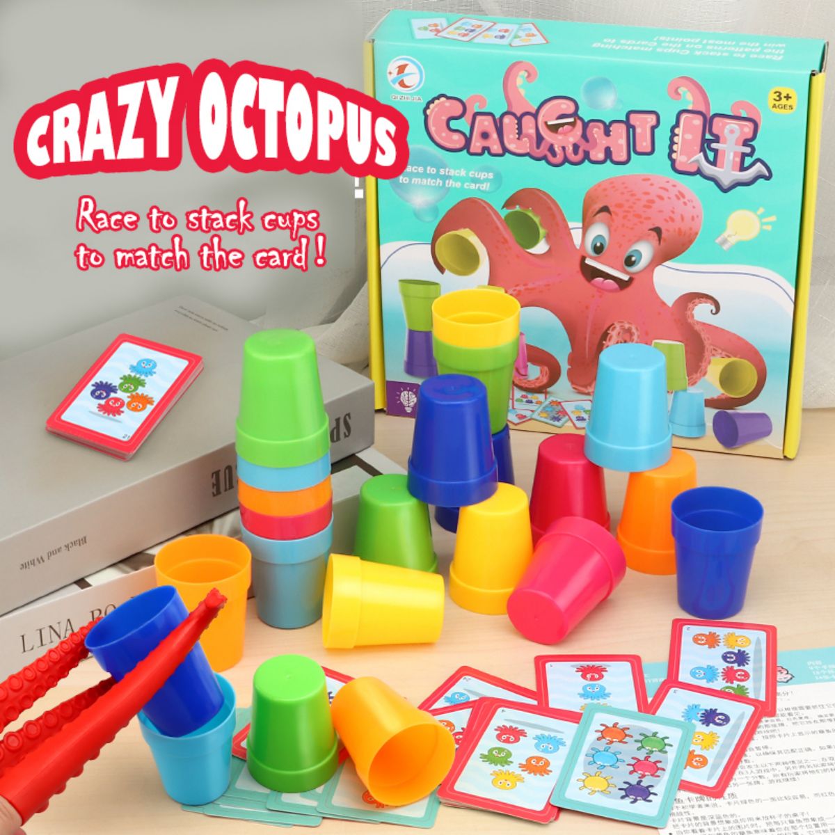 Crazy Octopus Parent-Child Int - огляд і ціна Board Game Quick