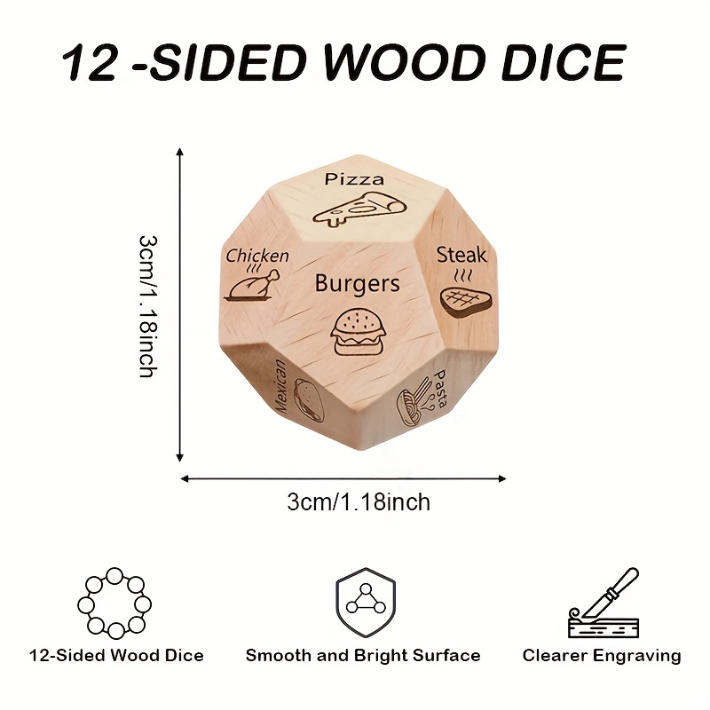 Dining Dice Board Game-12-Side - огляд і ціна Board Game For Couple