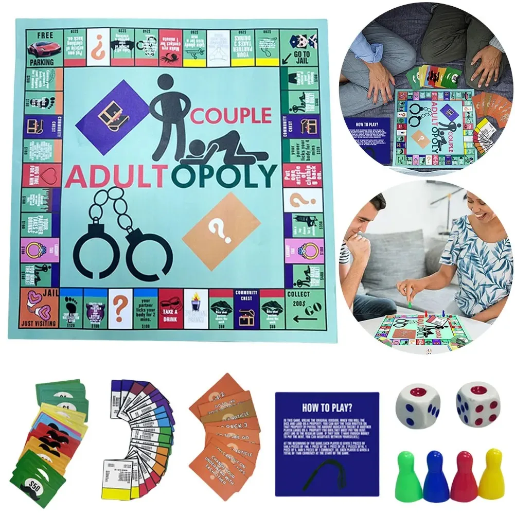 ！！Adultopoly Board Game Couple - огляд і ціна Board Game For Couple