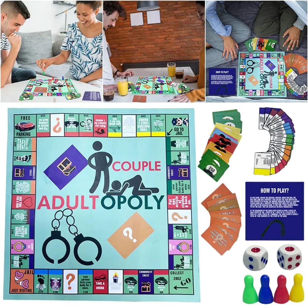 ！！Adultopoly Board Game Couple - огляд і ціна Board Game For Couple