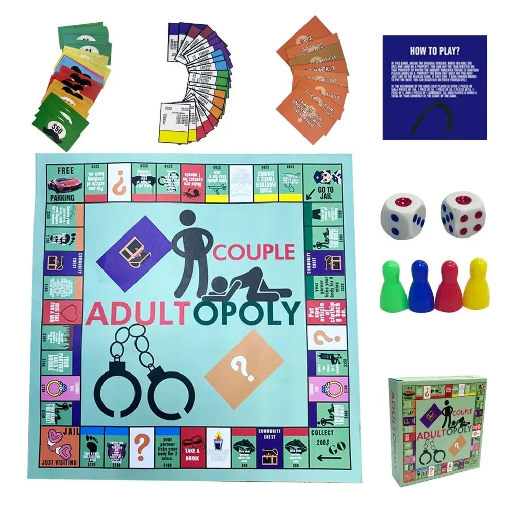 ！！Adultopoly Board Game Couple - огляд і ціна Board Game For Couple